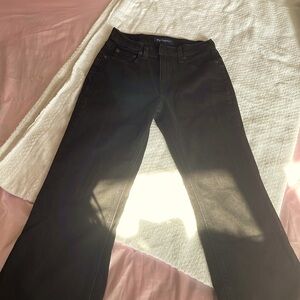 AEROPOSTALE HIGH RISE FLARE BLACK JEANS